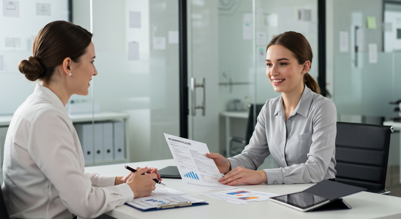 Proceso de entevista para reclutamiento de un administrador de empresas
