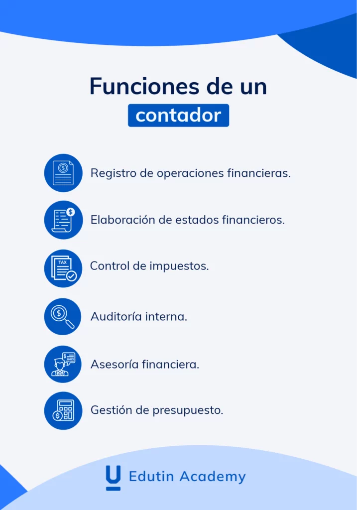 Funciones principales de un contador